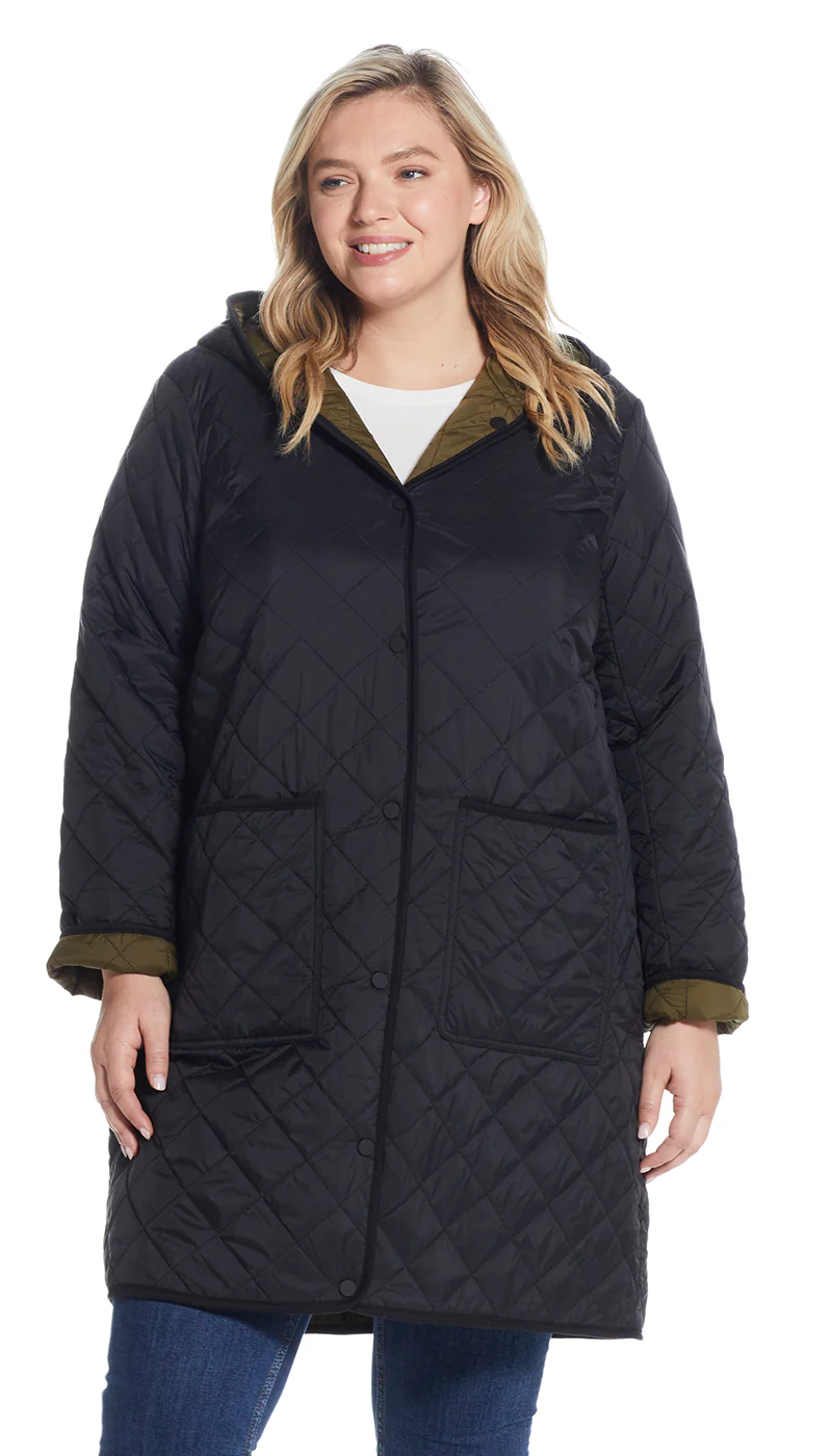 REVERSIBLE HOODED DUFFLE - Image 29