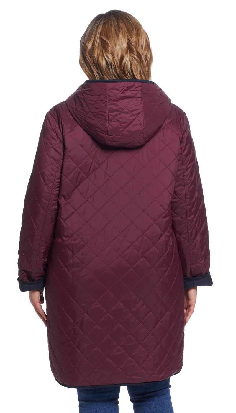 REVERSIBLE HOODED DUFFLE - Image 3