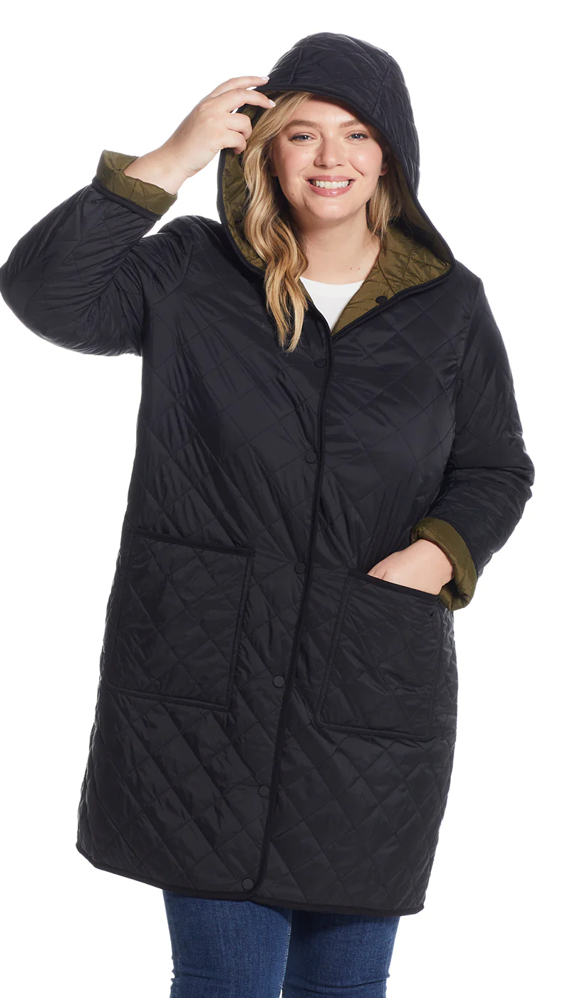 REVERSIBLE HOODED DUFFLE - Image 33