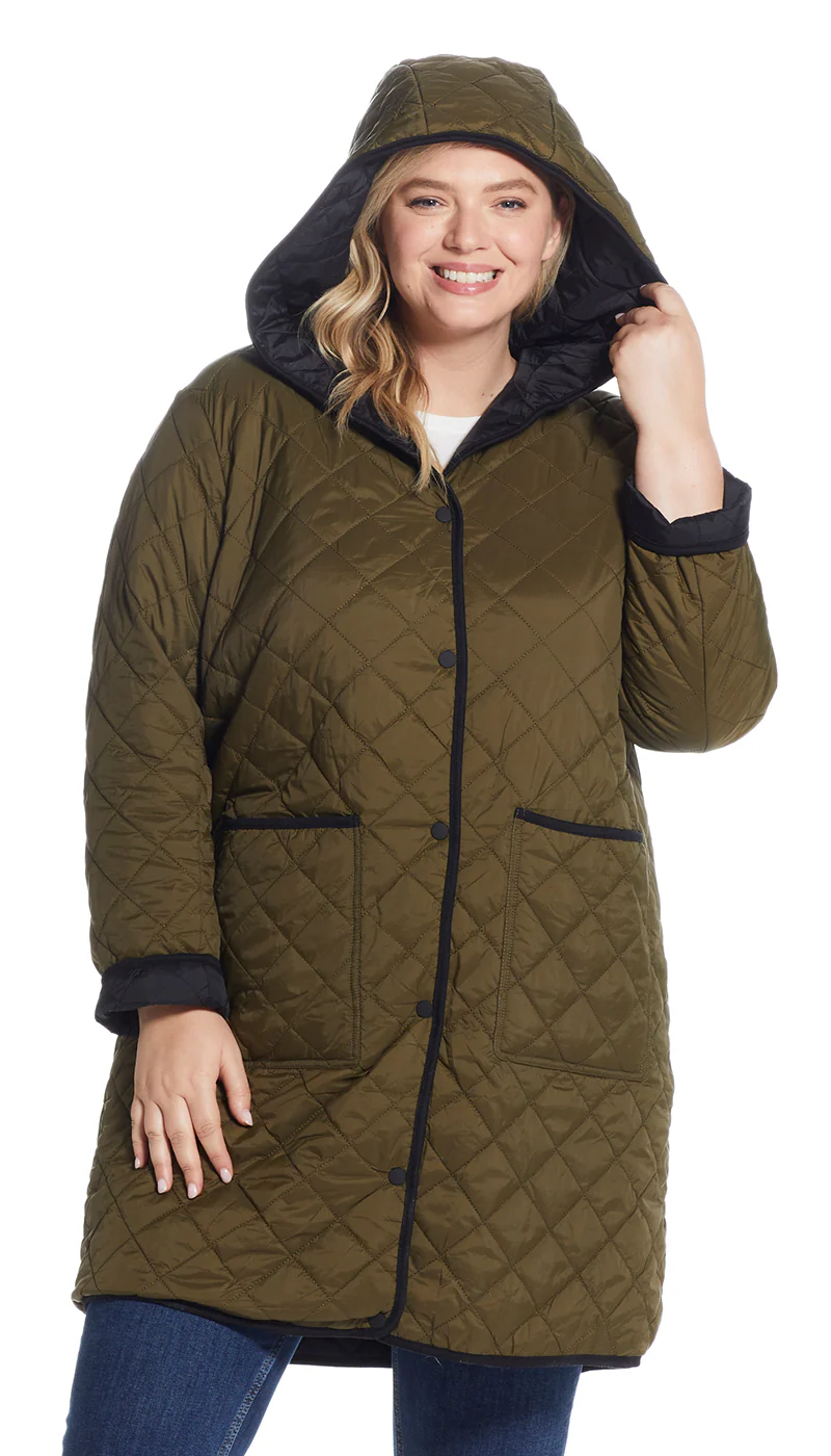 REVERSIBLE HOODED DUFFLE - Image 34