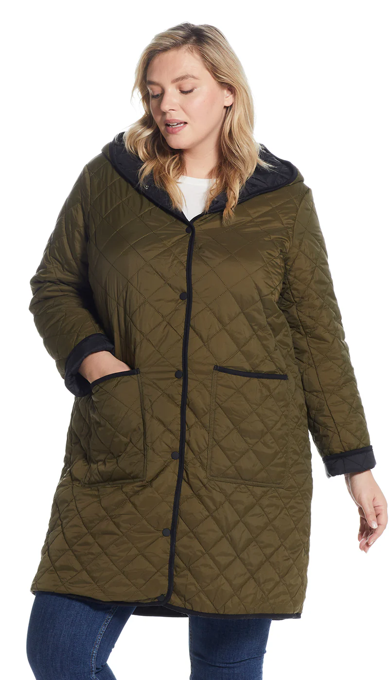 REVERSIBLE HOODED DUFFLE - Image 35