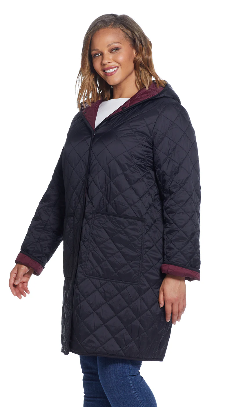 REVERSIBLE HOODED DUFFLE - Image 5