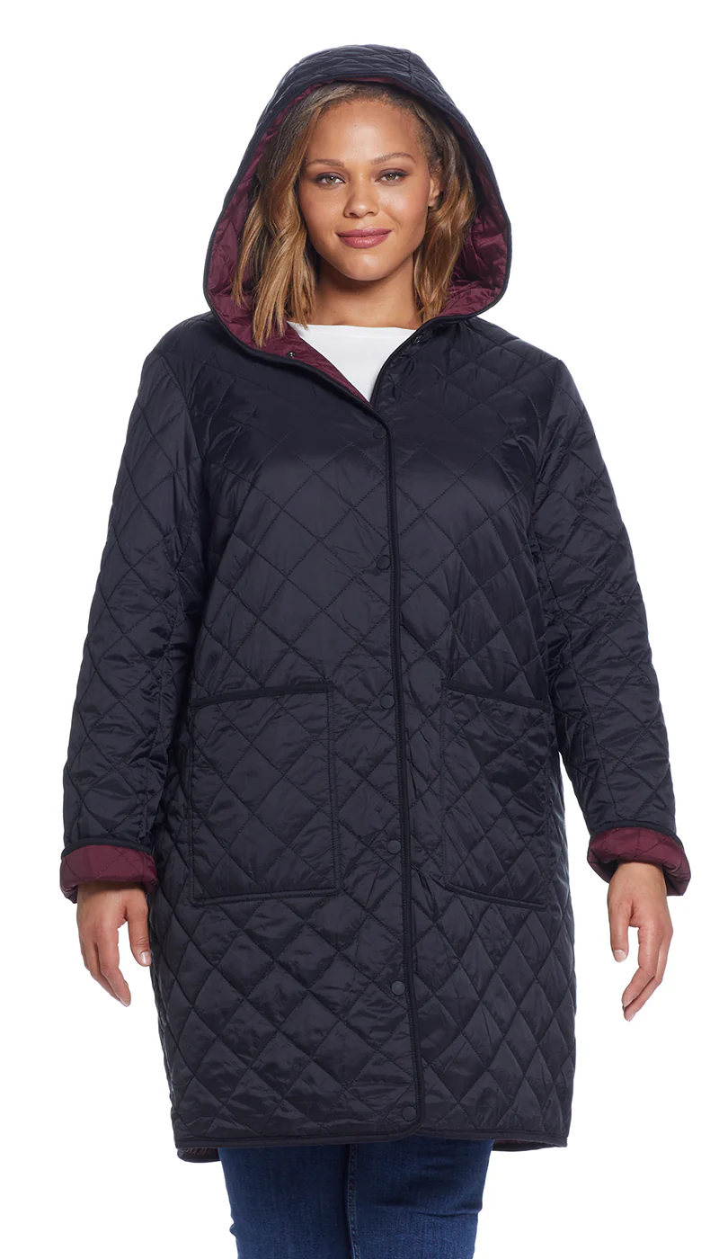 REVERSIBLE HOODED DUFFLE - Image 7