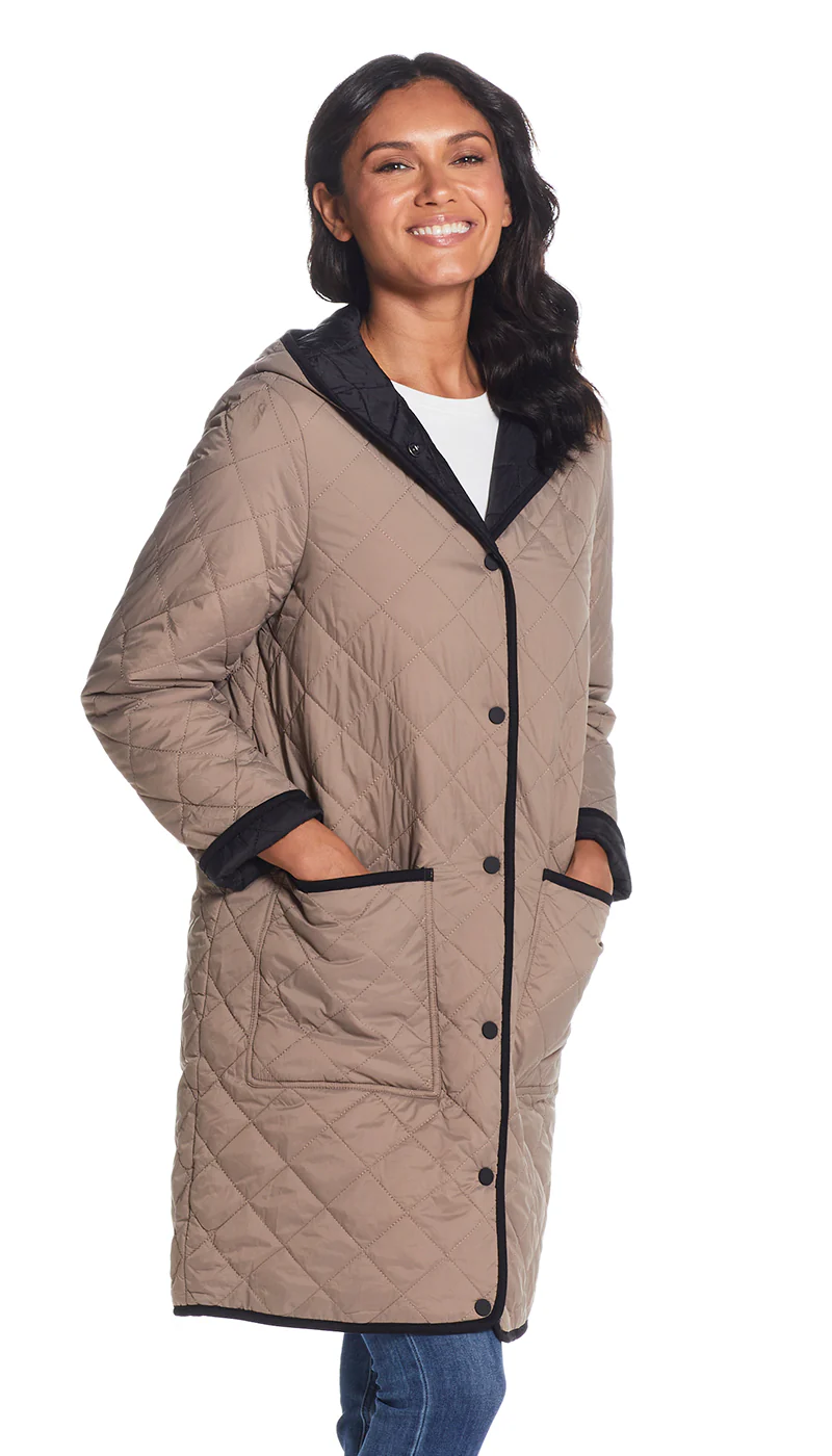 REVERSIBLE HOODED DUFFLE - Image 12