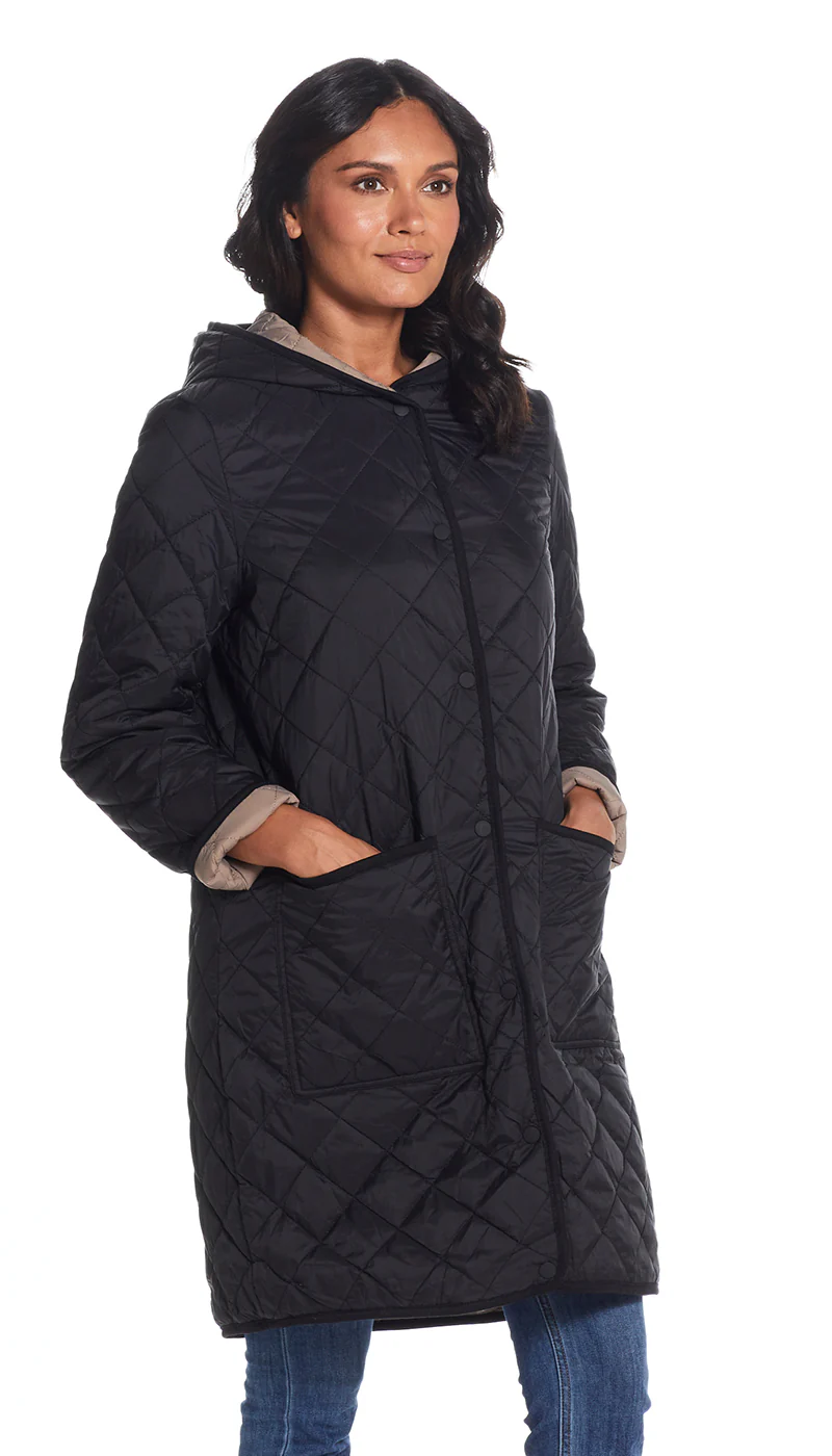 REVERSIBLE HOODED DUFFLE - Image 13