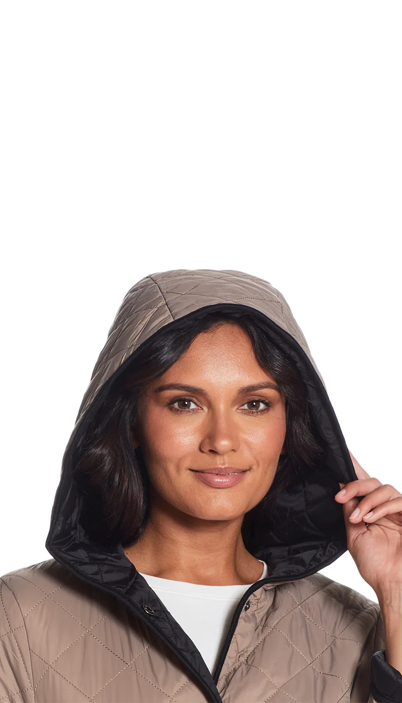 REVERSIBLE HOODED DUFFLE - Image 18