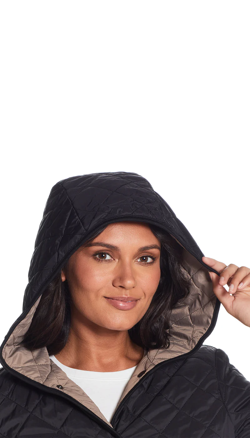 REVERSIBLE HOODED DUFFLE - Image 19