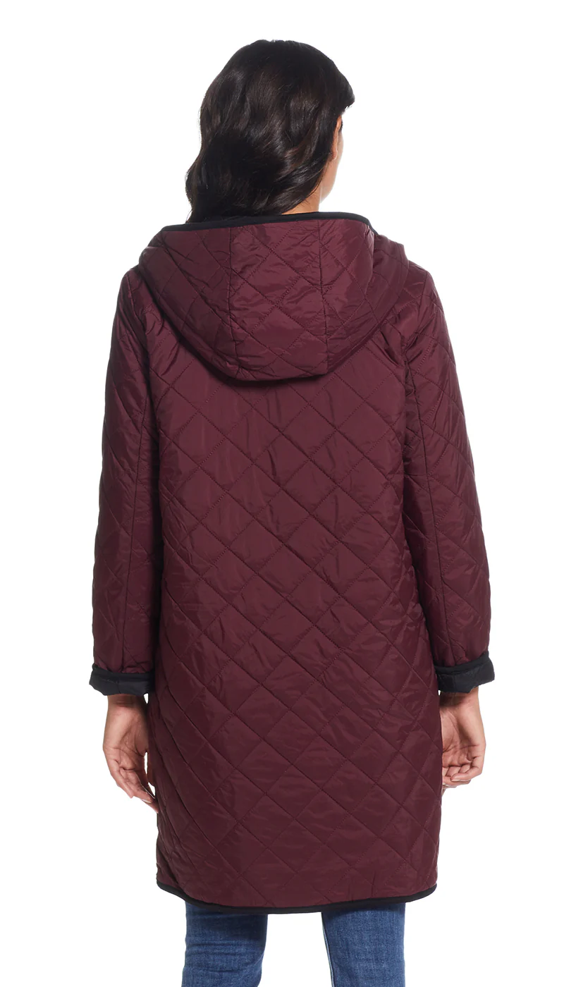 REVERSIBLE HOODED DUFFLE - Image 4