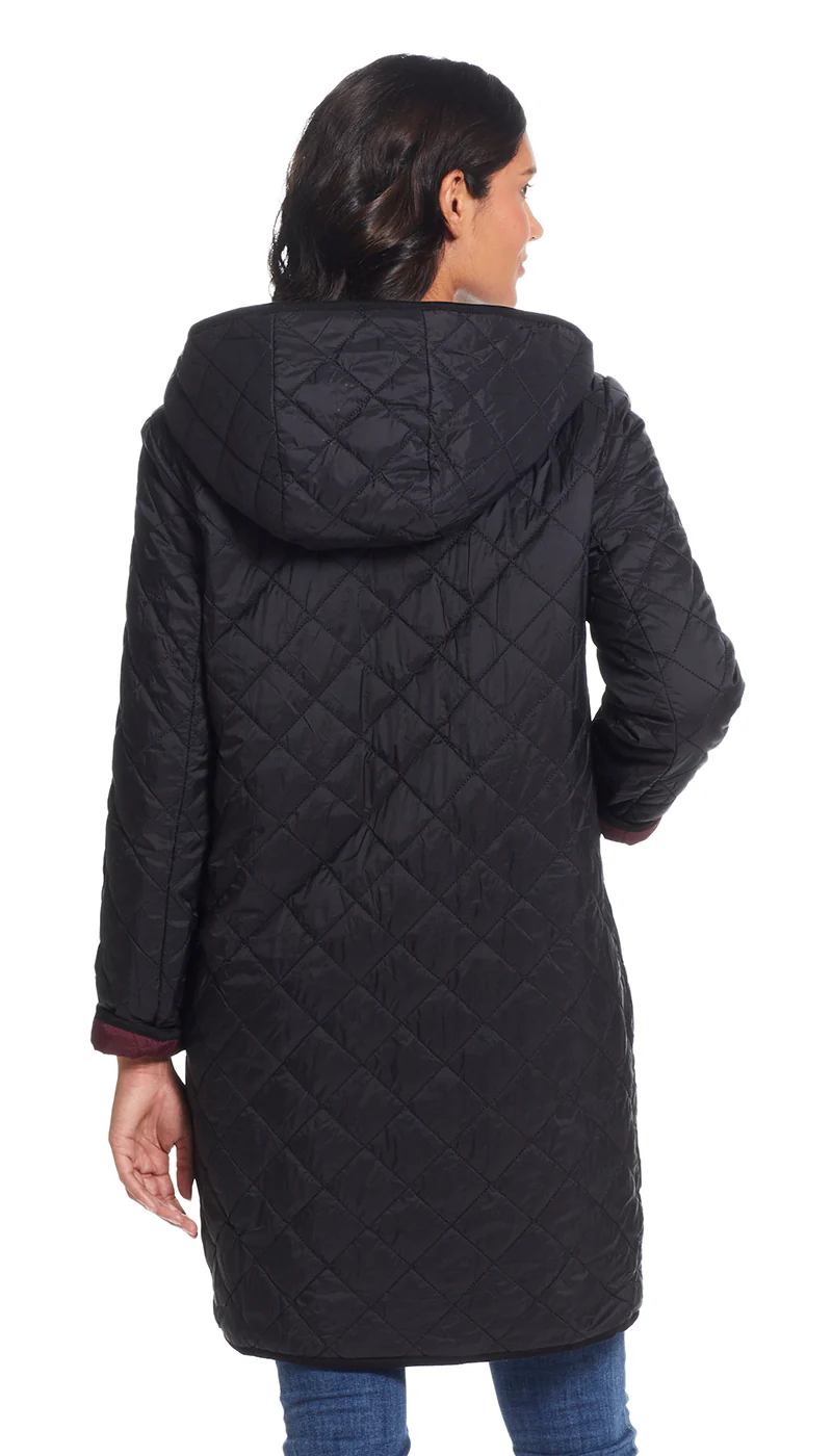 REVERSIBLE HOODED DUFFLE - Image 5