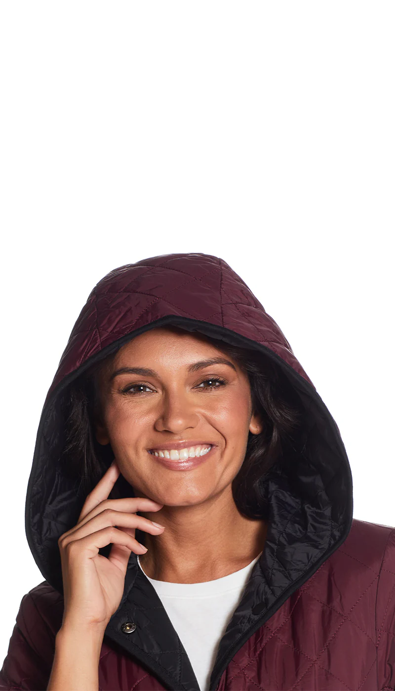 REVERSIBLE HOODED DUFFLE - Image 8