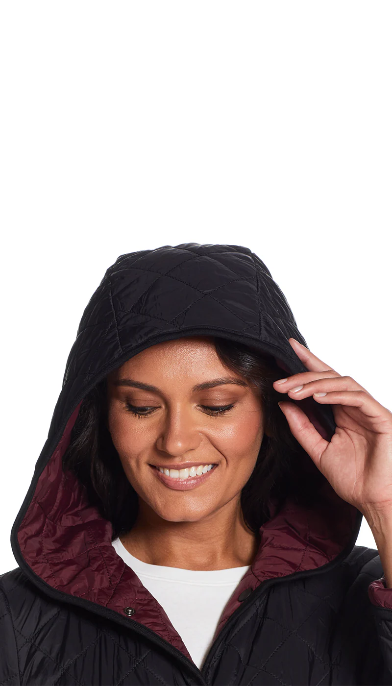 REVERSIBLE HOODED DUFFLE - Image 9