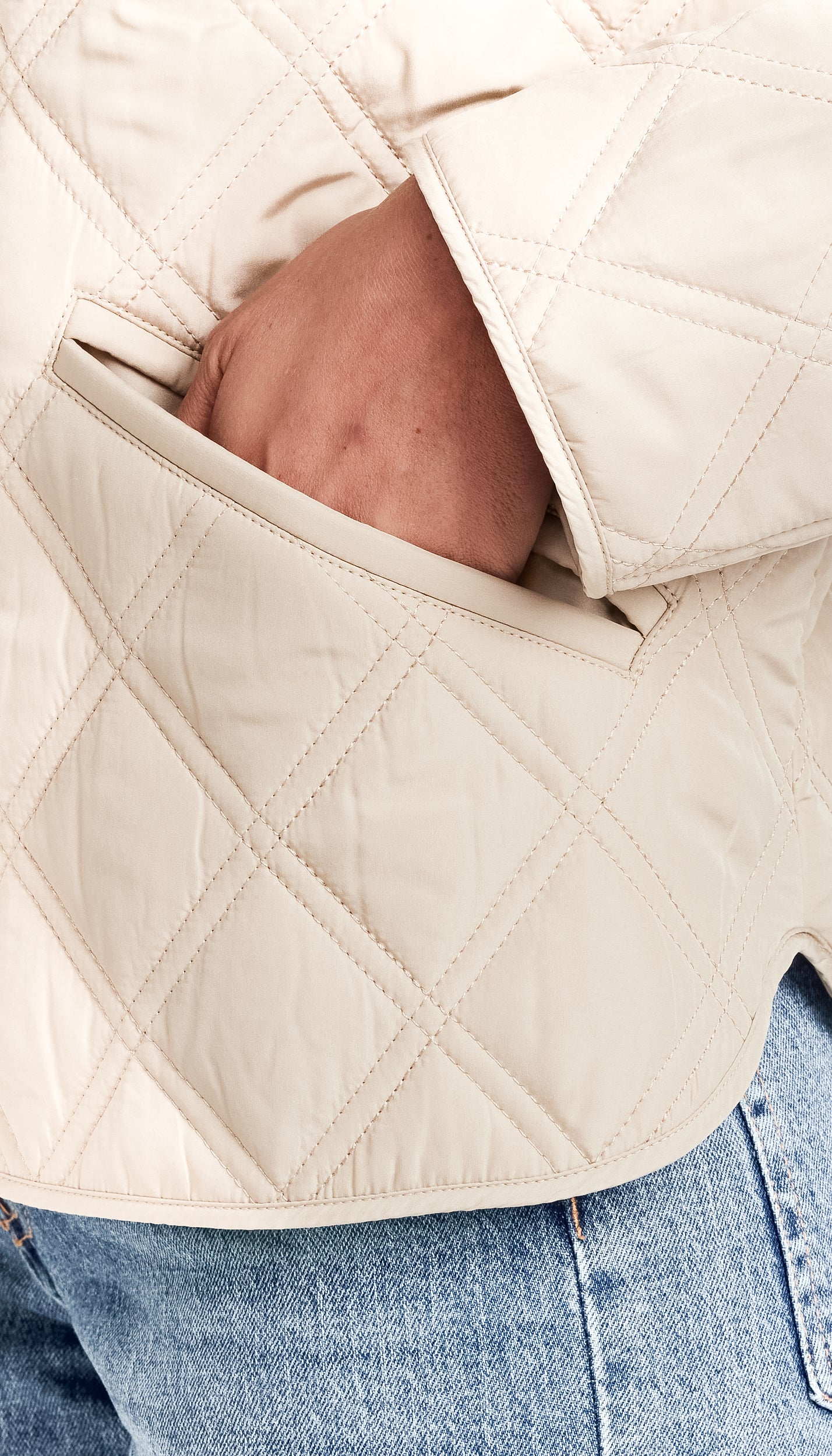 COLLARLESS QUILTED JACKET - Image 14