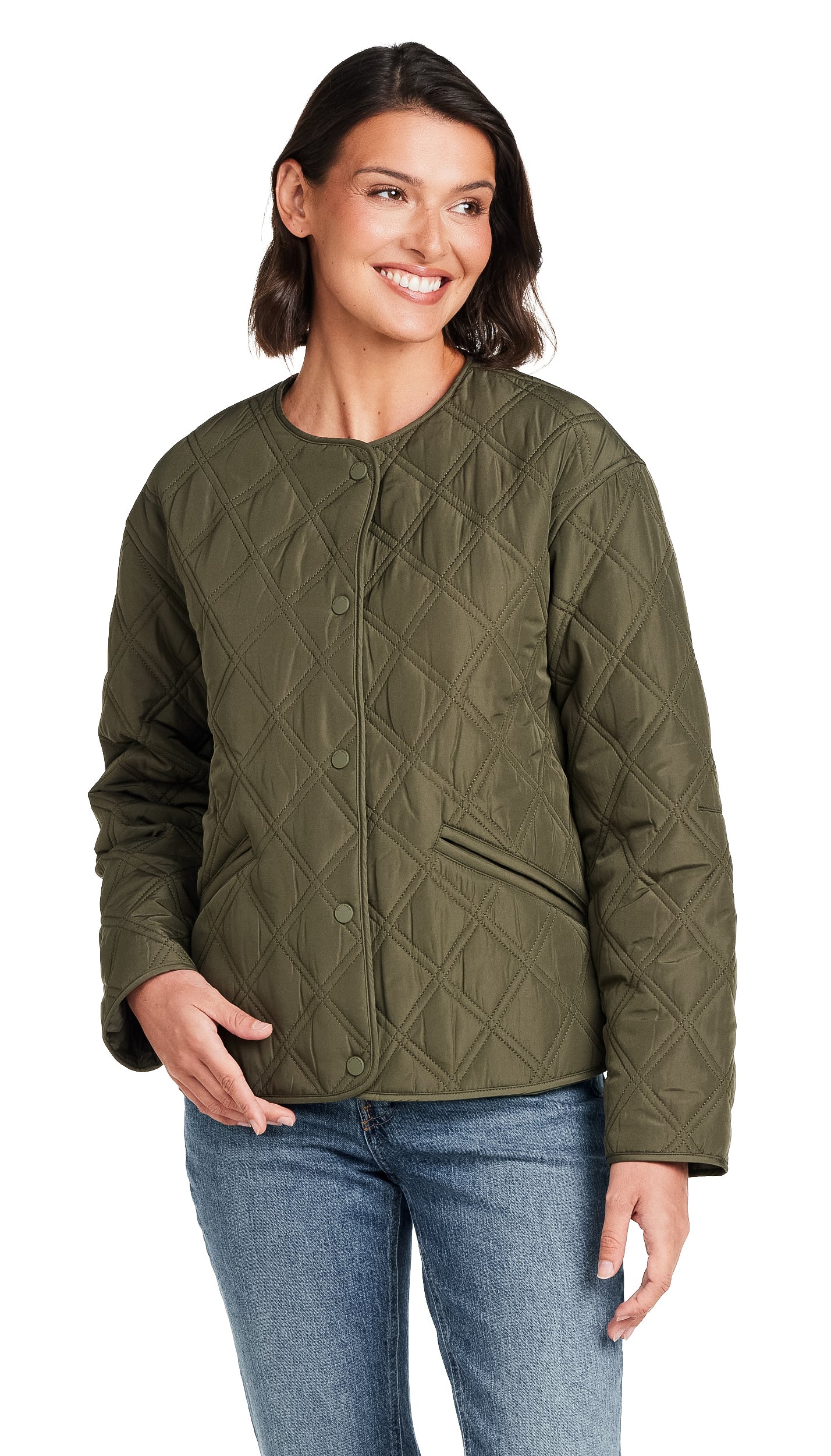 COLLARLESS QUILTED JACKET - Image 16