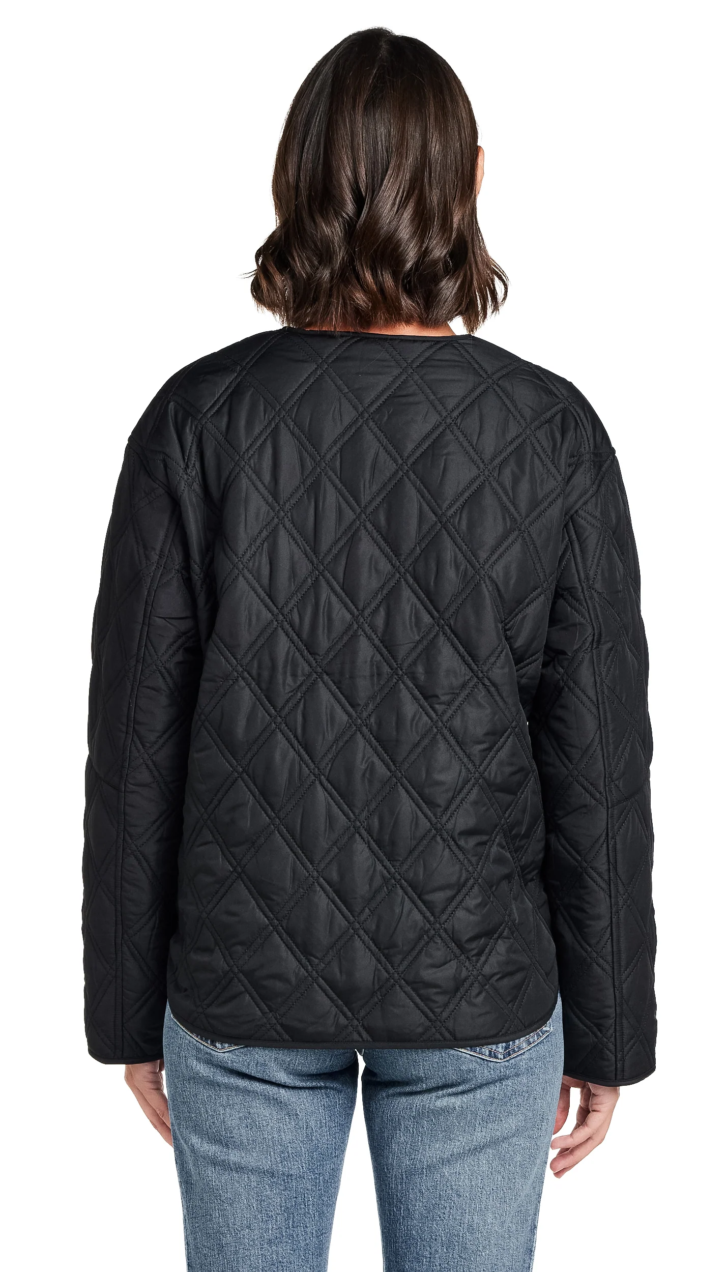 COLLARLESS QUILTED JACKET - Image 3