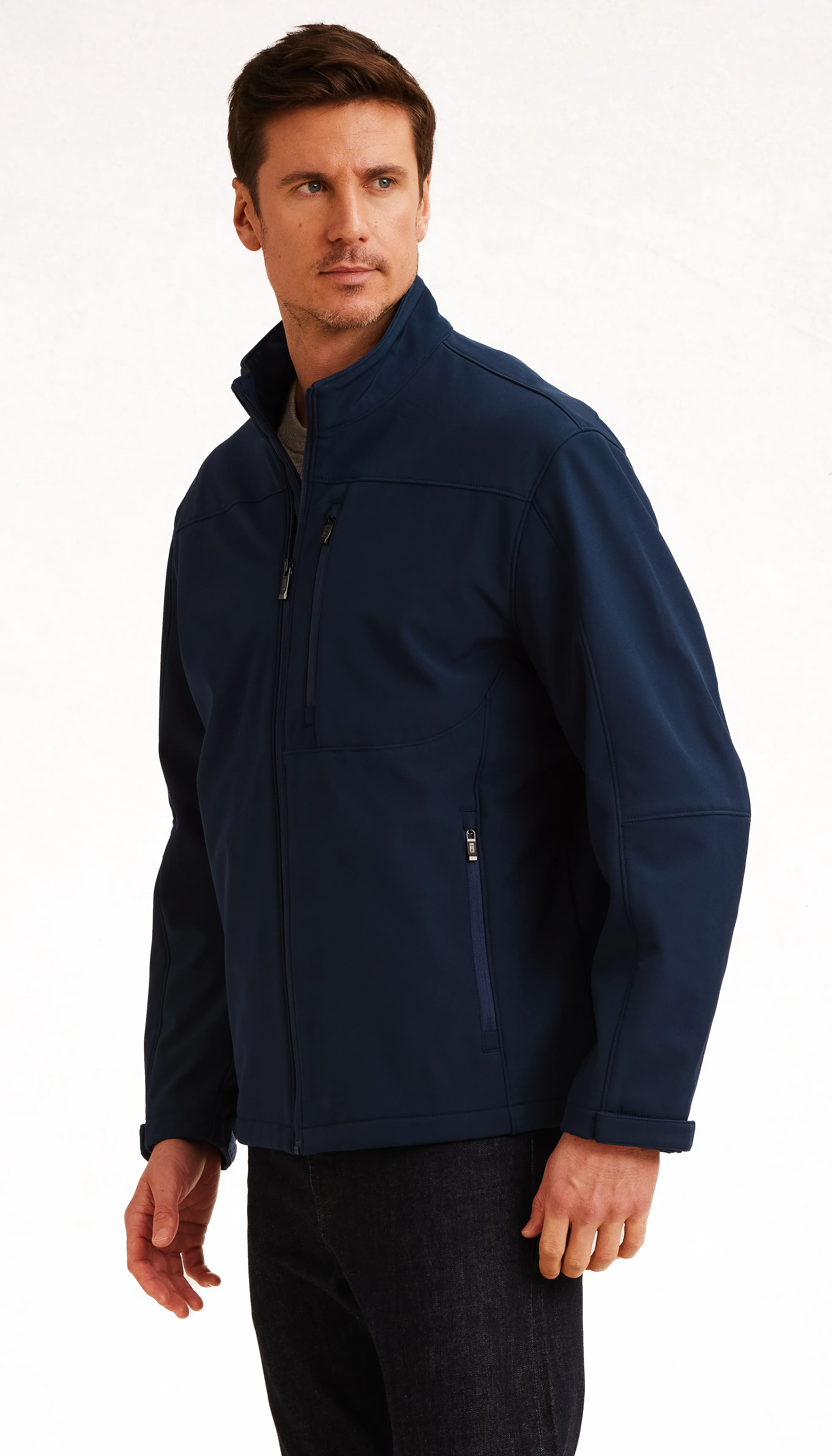 SOFTSHELL JACKET - NAVY - Image 3