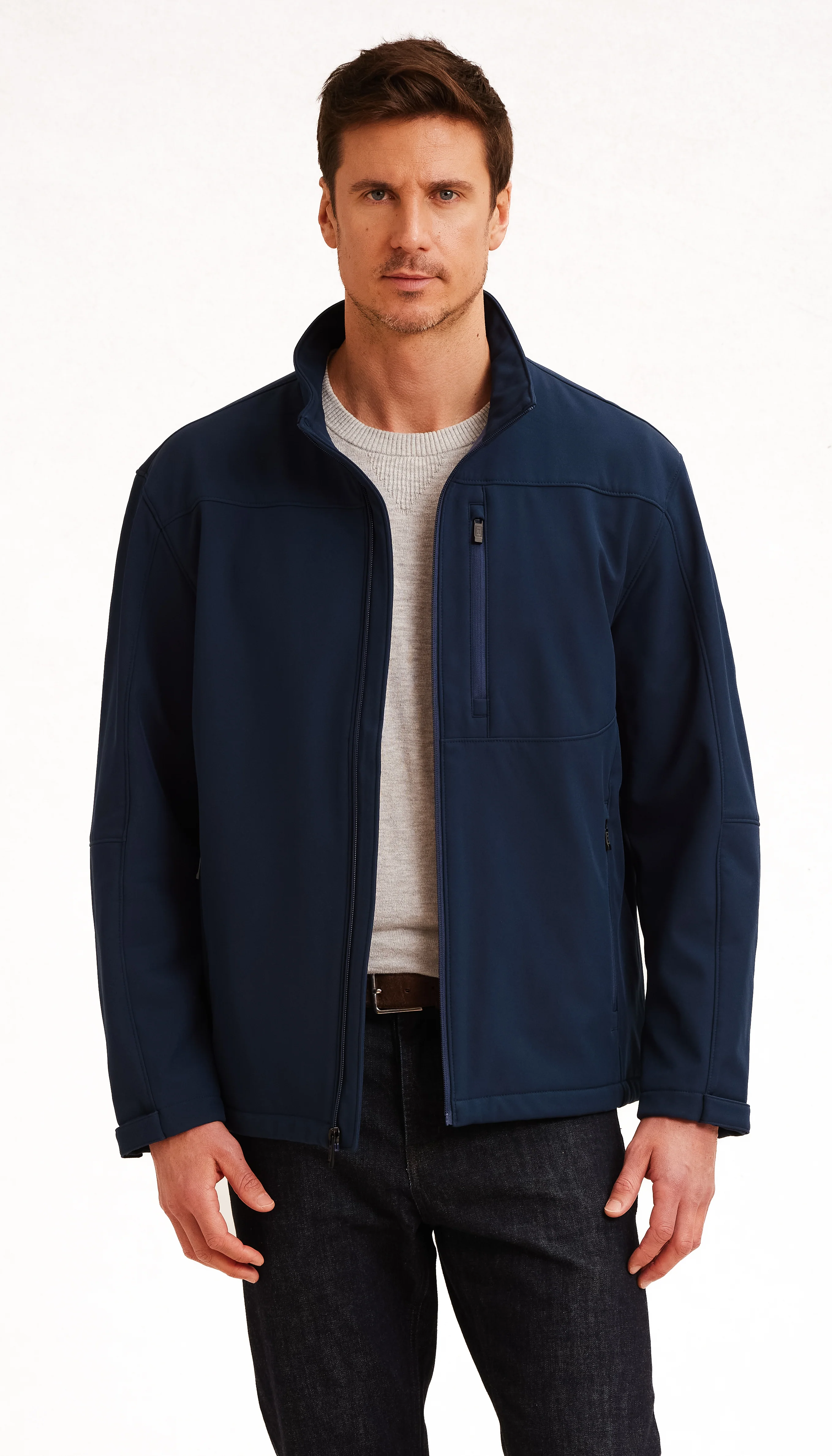 SOFTSHELL JACKET - NAVY - Image 6
