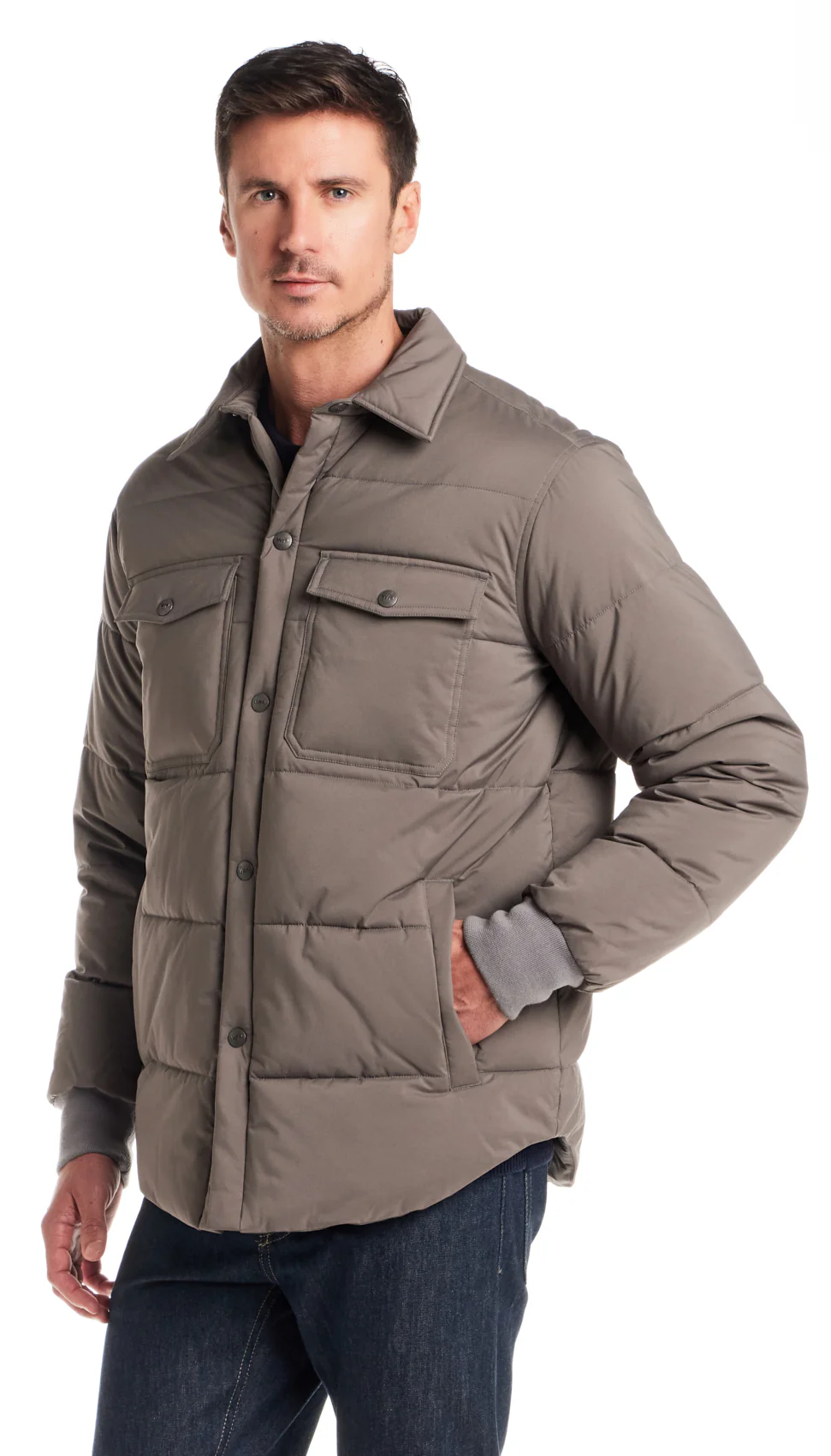 STRETCH FLEX PUFFER SHIRT JACKET - Image 8