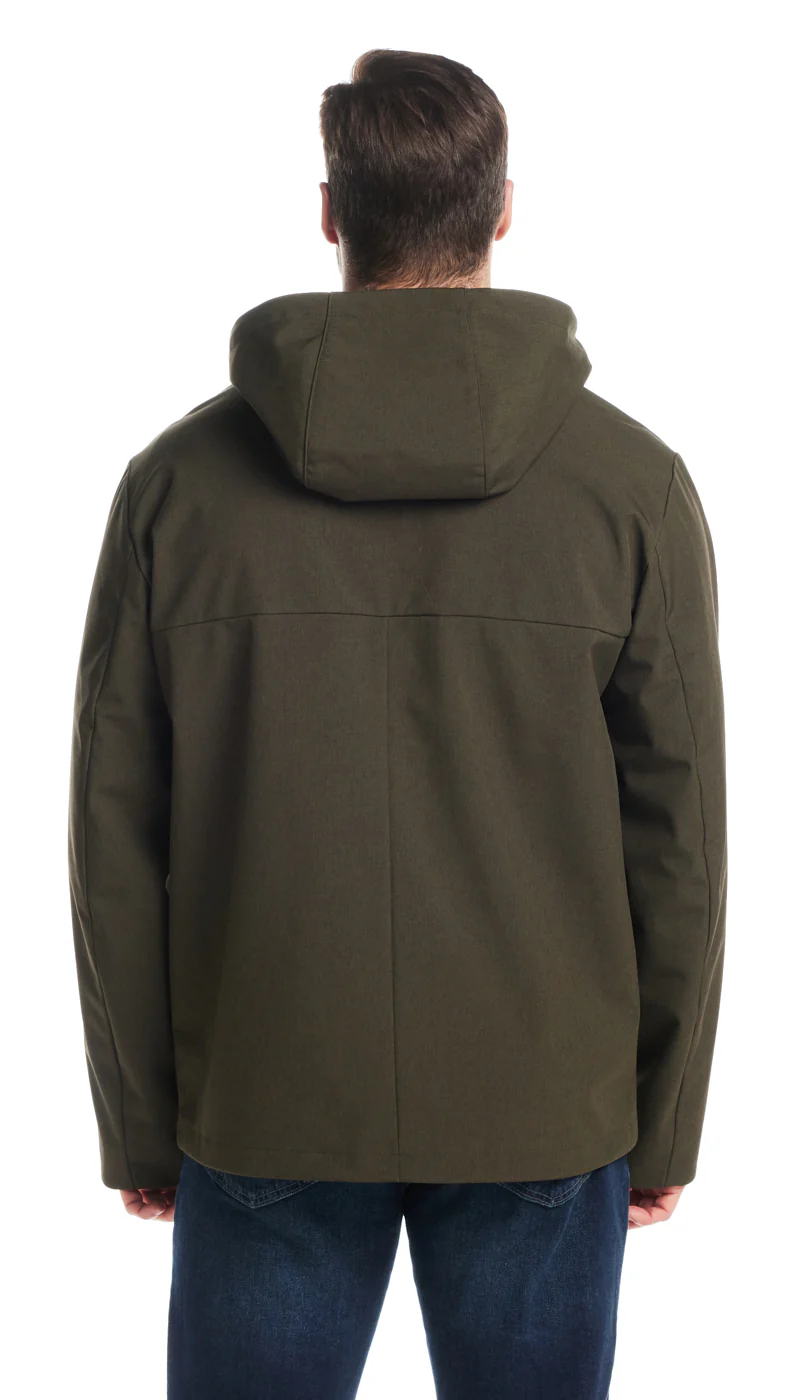 UNLINED HOODED SOFT SHELL SHIRT JACKET - Image 20