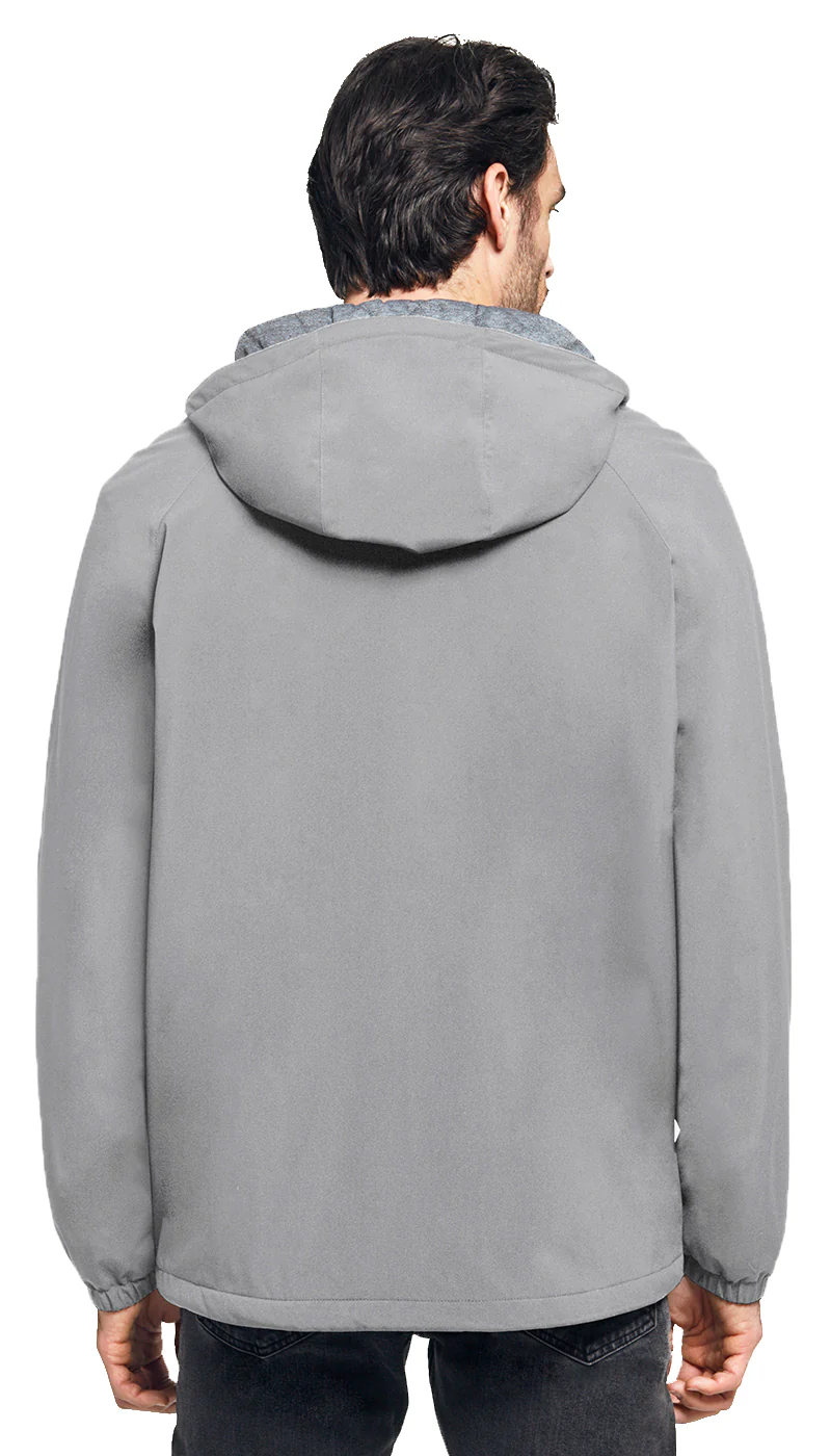 Weatherproof Men's Lightweight Hooded Ultra Stretch Water Resistant Windbreaker Jacket - Image 2