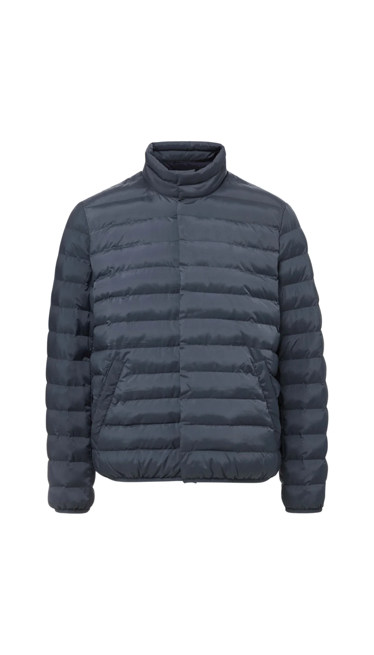 WEATHERPROOF X MAGNAREADY PUFFER JACKET WITH MAGNETIC BUTTONS IN PEWTER - Image 4