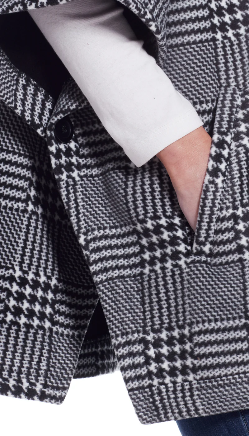 ZIP FLEECE PONCHO - Image 13