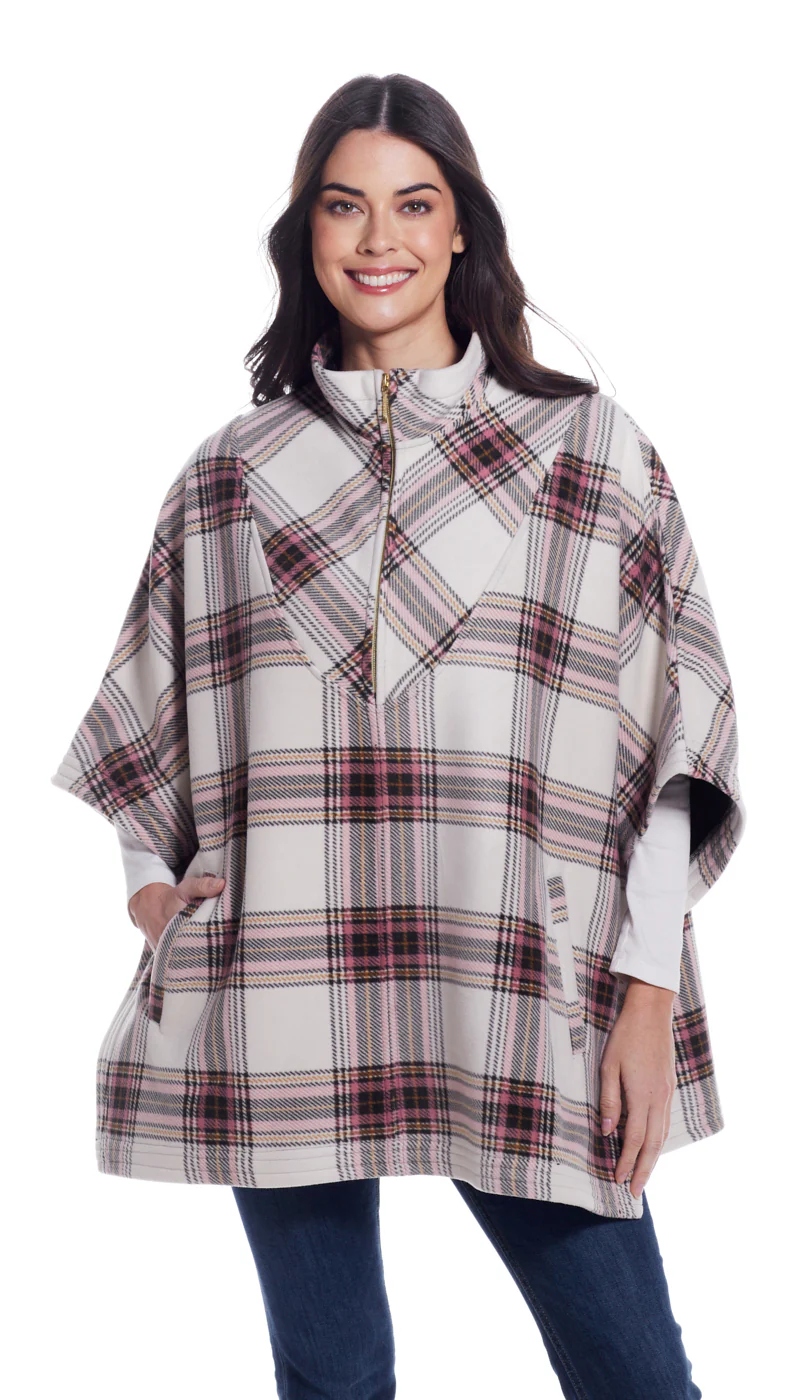 ZIP FLEECE PONCHO - Image 20