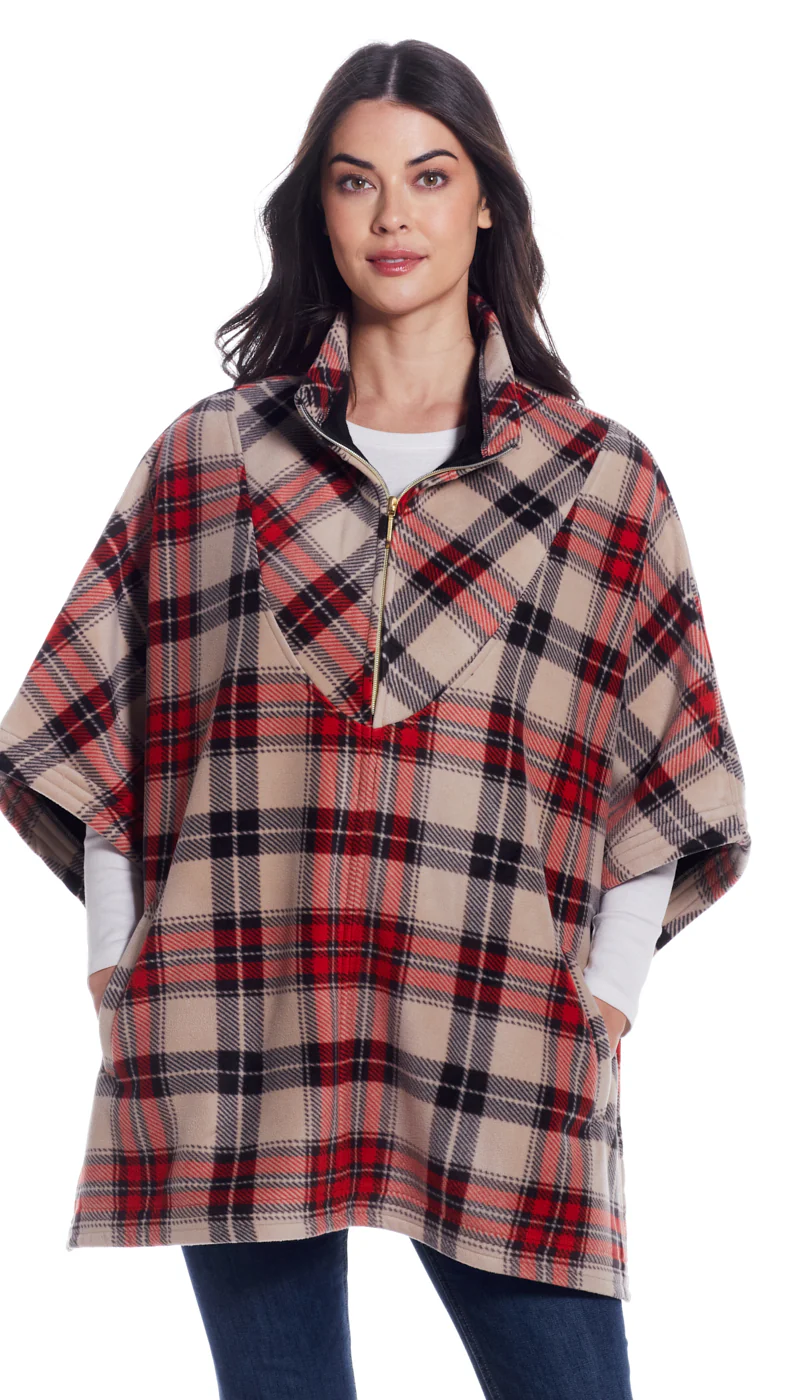 ZIP FLEECE PONCHO - Image 27