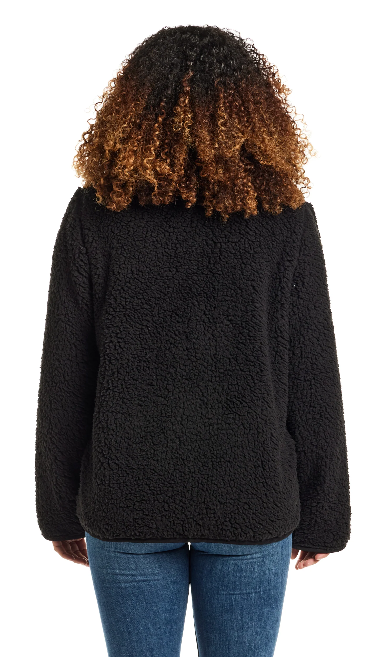ZIPPER FRONT BONDED SHERPA FLEECE - Image 14
