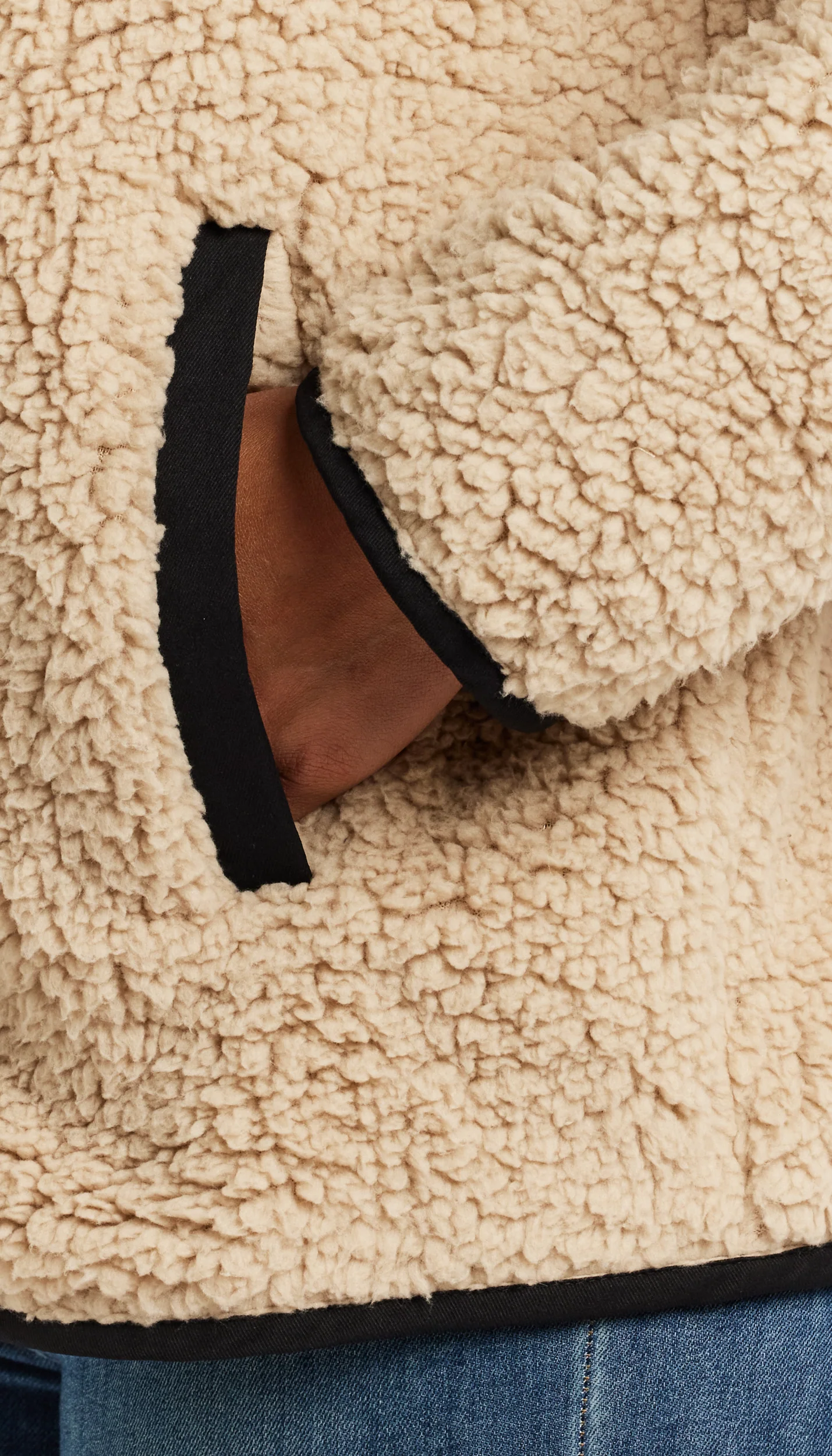 ZIPPER FRONT BONDED SHERPA FLEECE - Image 27