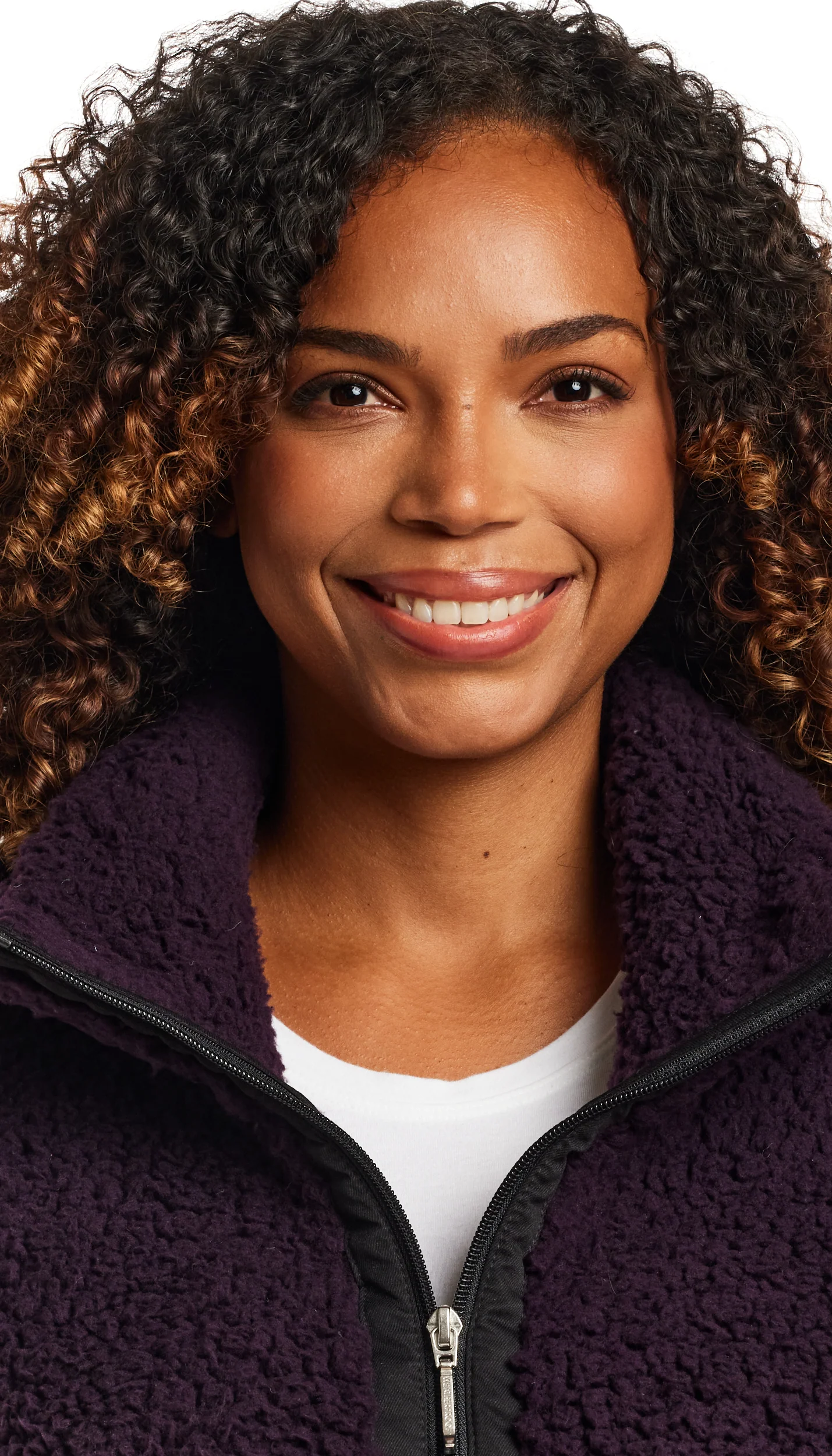 ZIPPER FRONT BONDED SHERPA FLEECE - Image 35