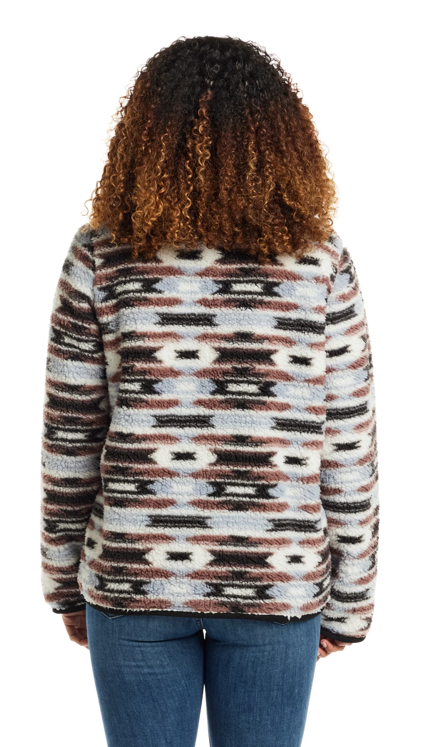 ZIPPER FRONT BONDED SHERPA FLEECE - Image 6